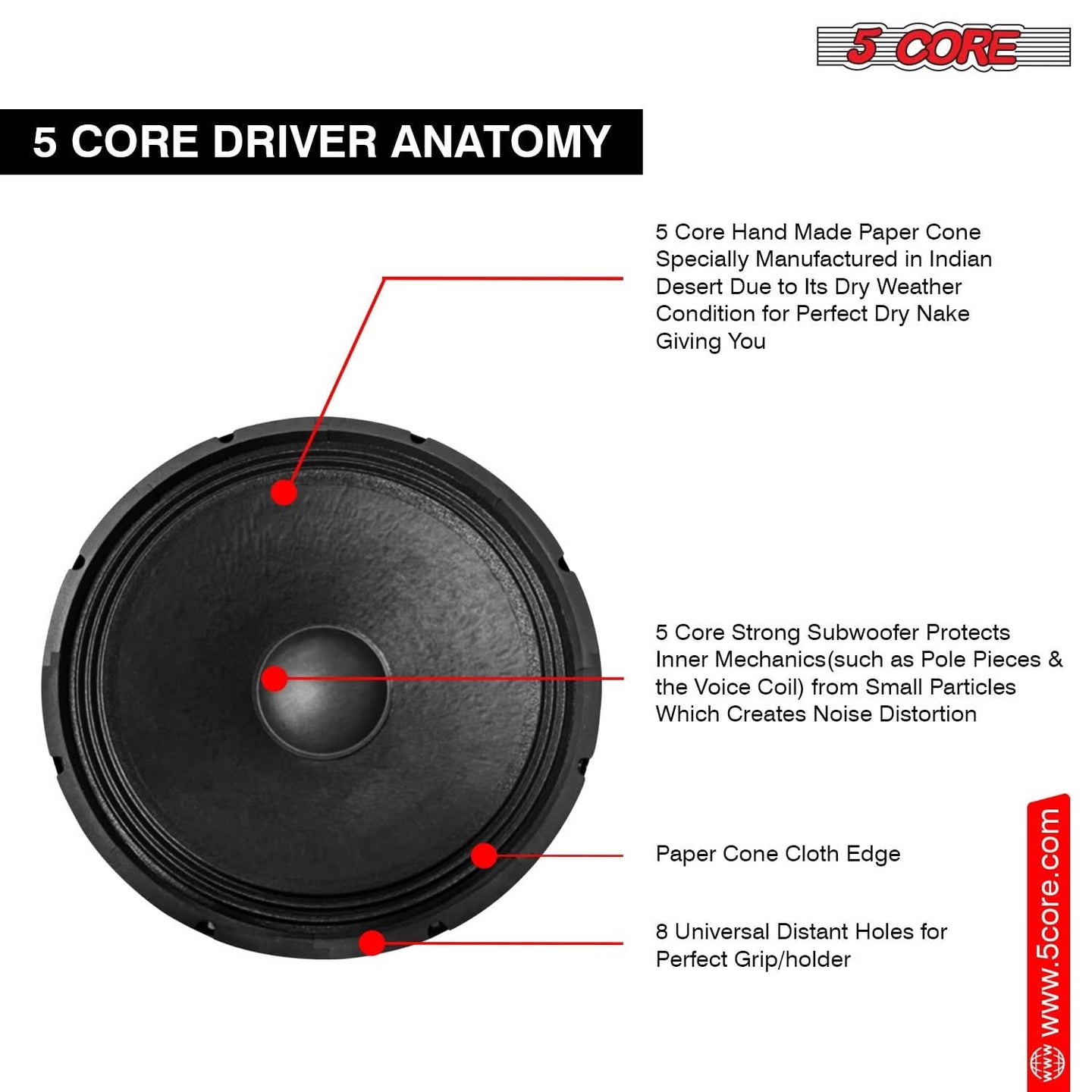 High Power 18 Inch DJ Subwoofers