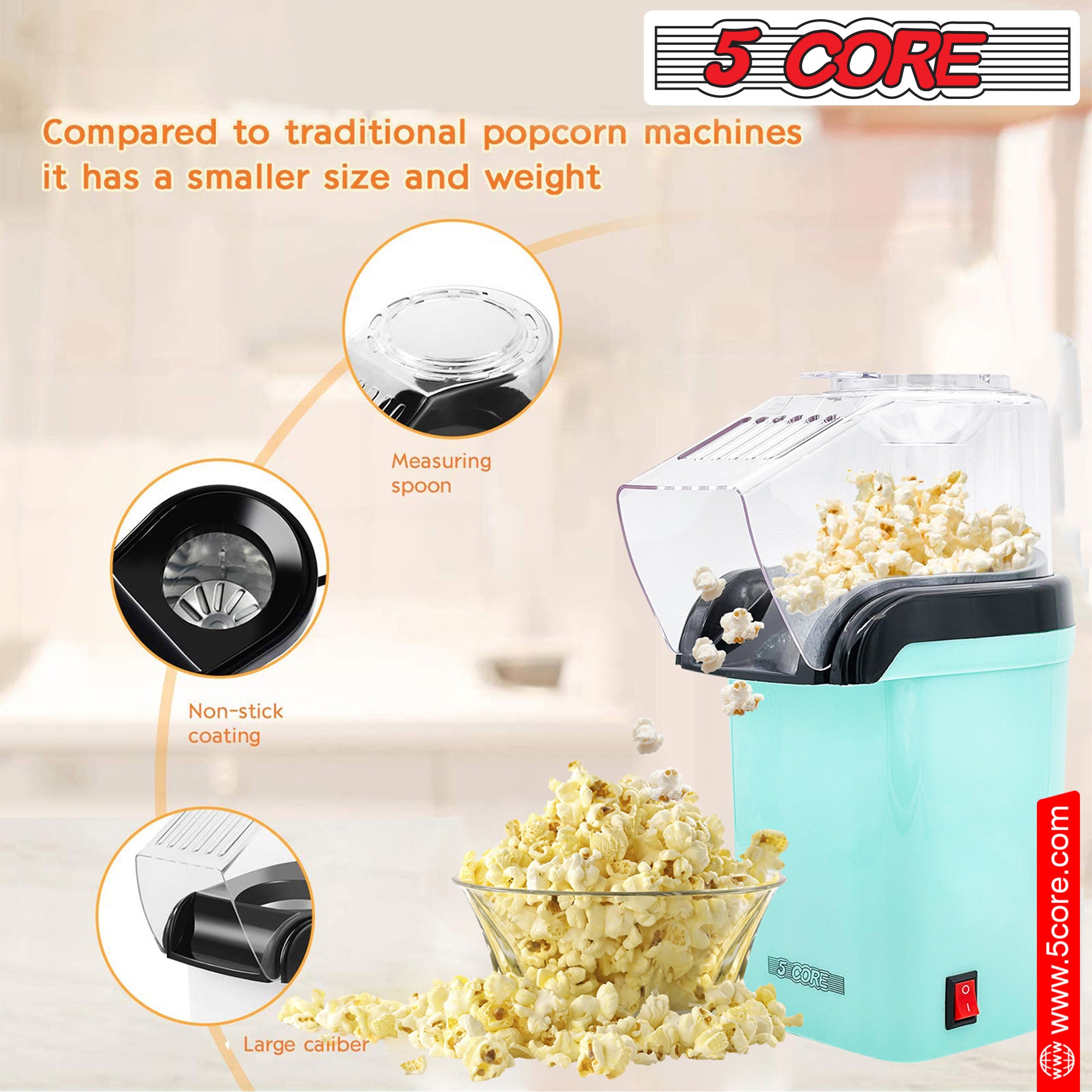 portable popcorn machine