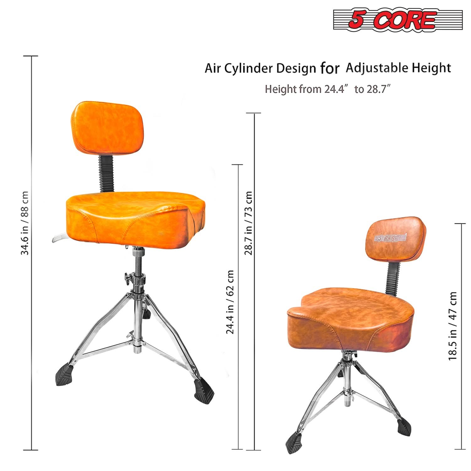 Height adjustable design Drum stool for drummers