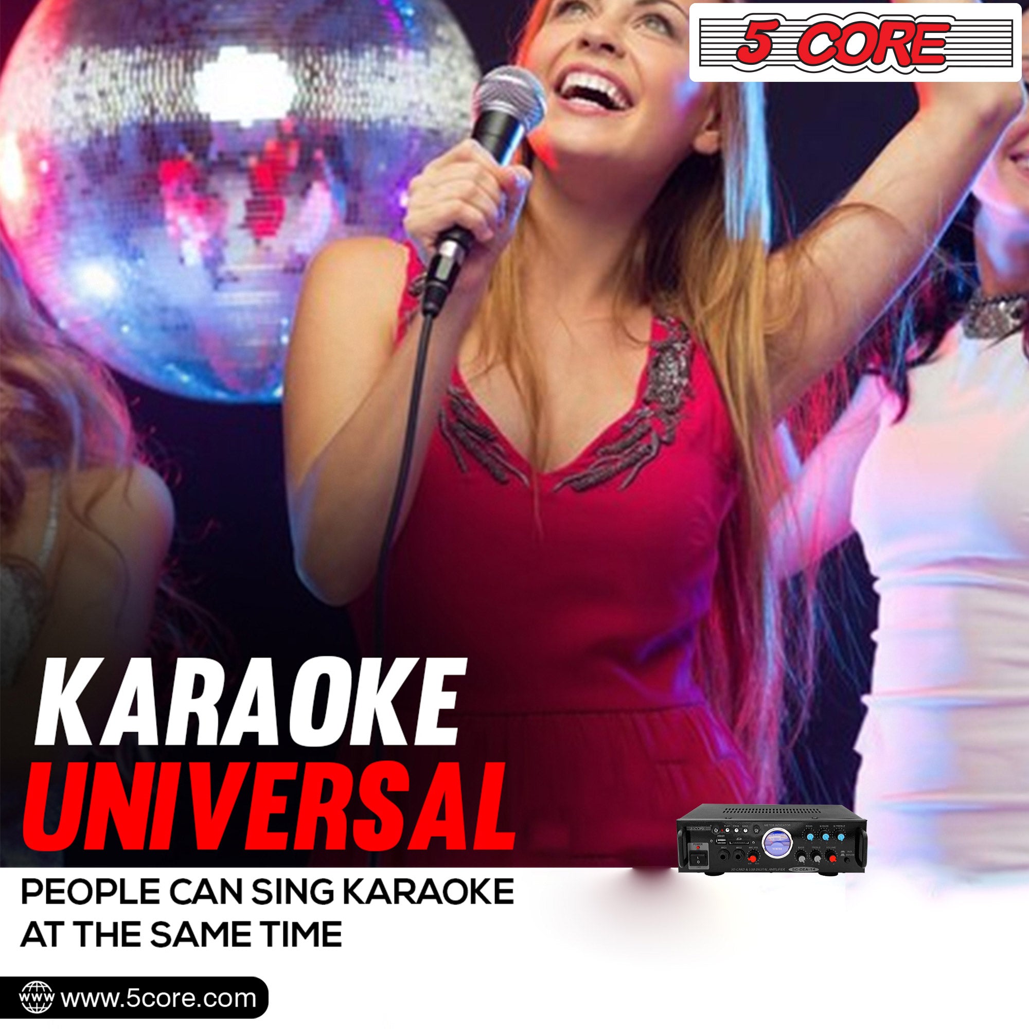 people can sing karaoke at the same time
