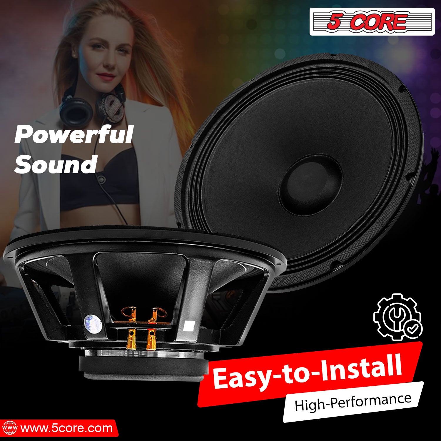 Create Immersive Soundscapes with 5 Core Subwoofer