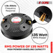 5 Core 135W RMS Compression Driver with 18 TPI Threading