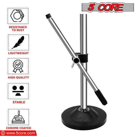 Anti rust coated desk mic stand