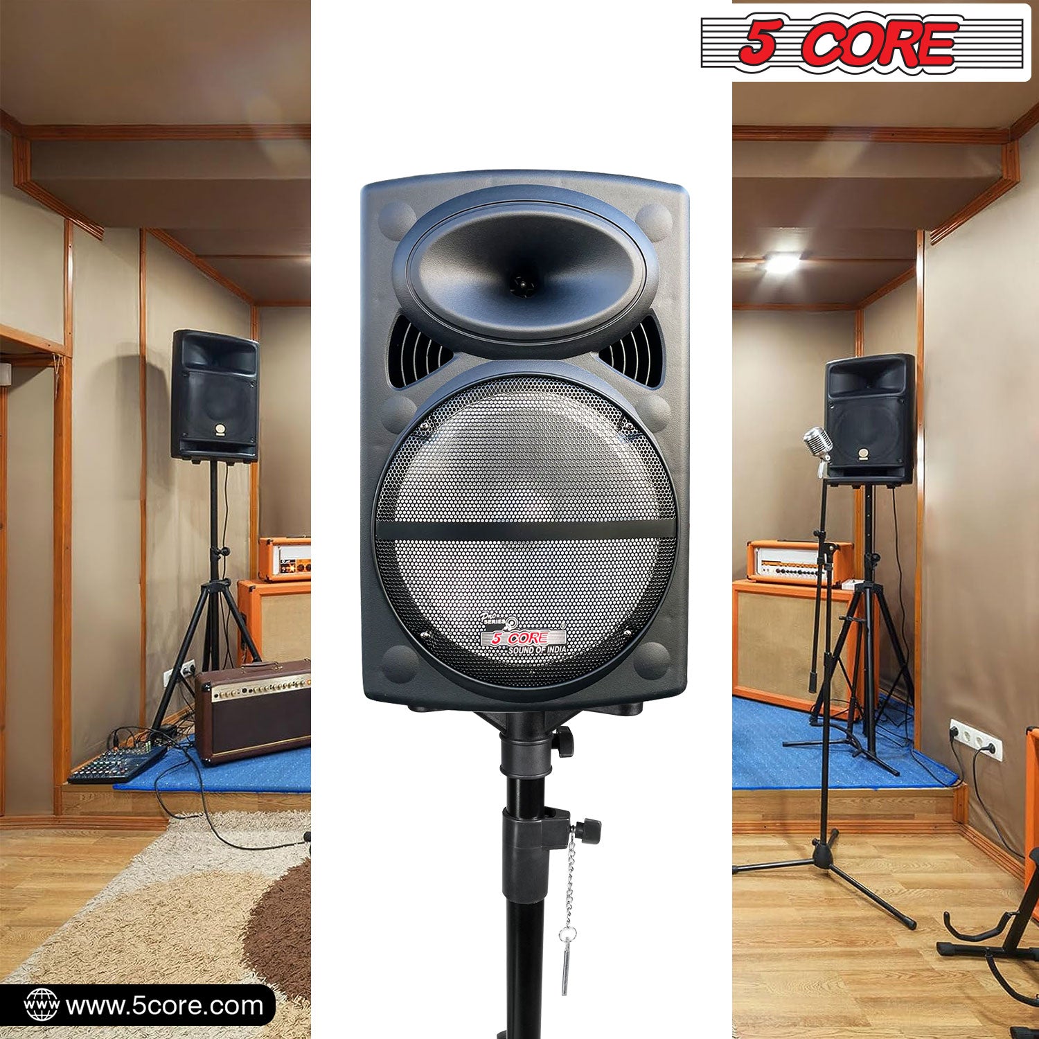 enhance your sound indoors in a studio