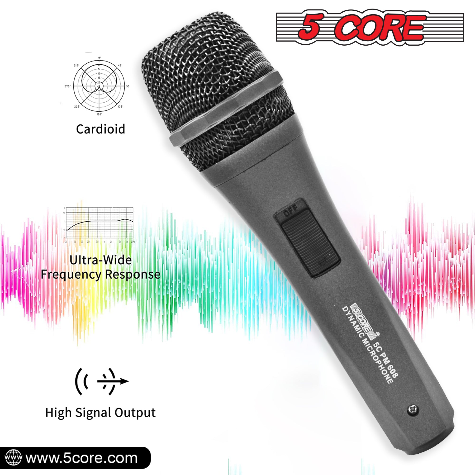 Studio-Grade Sound: PM 608 Microfono for Singers