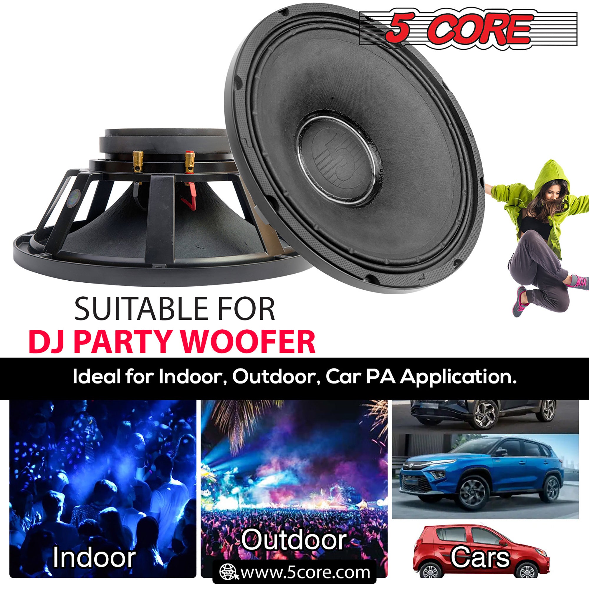 Suitable for Indoor & Outdoor , Car PA Application