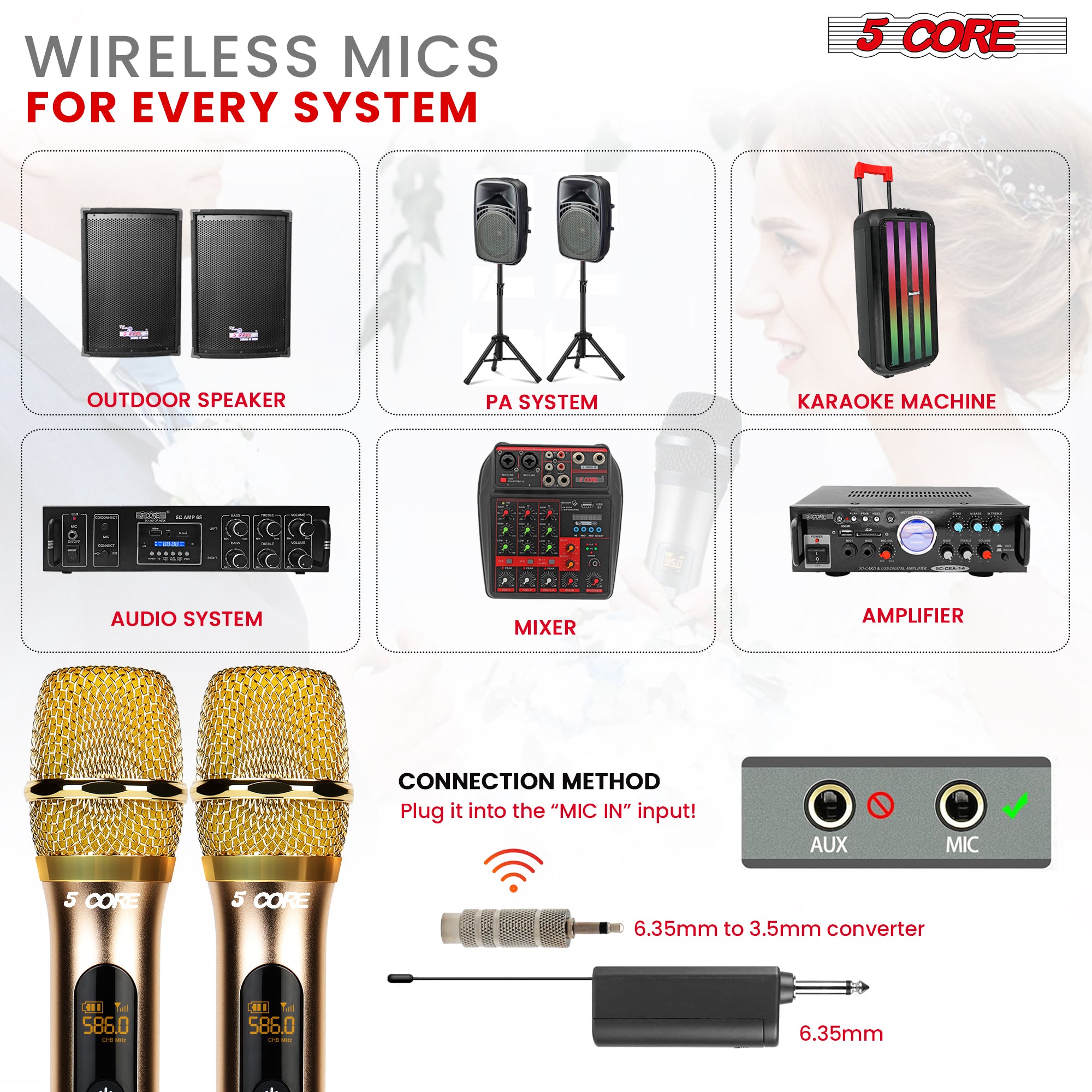 wireless mics for every system