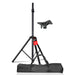 5Core Speaker Stand Tripod Tall Adjustable 72 Inch DJ Pole Mount Studio Monitor Stands BLACK