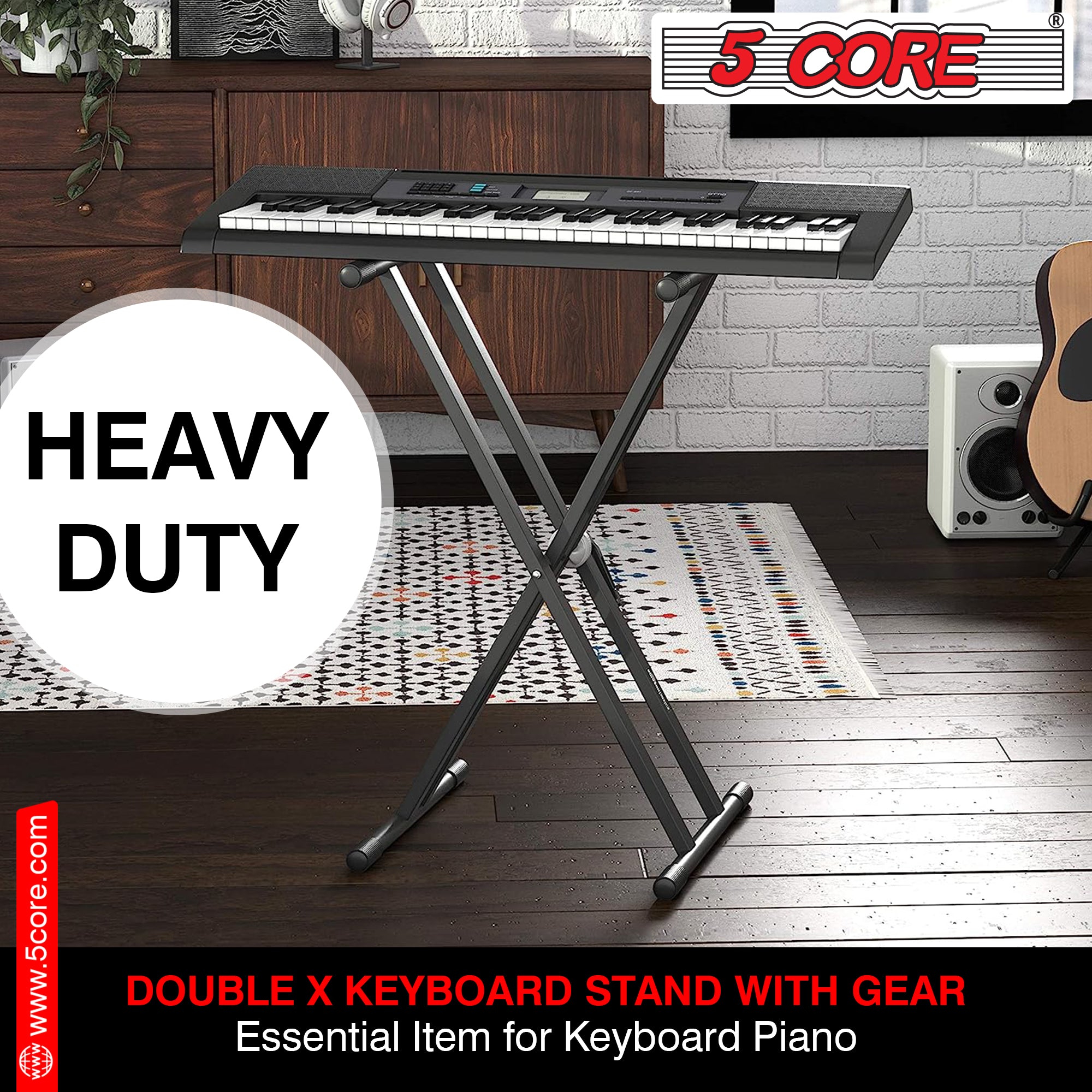 Double store piano stand