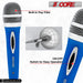 5 Core Singing Microphone: Handheld XLR dynamic mic for musicians and DJs.