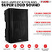 Experience party vibes with this partybox for super loud audio and unforgettable fun