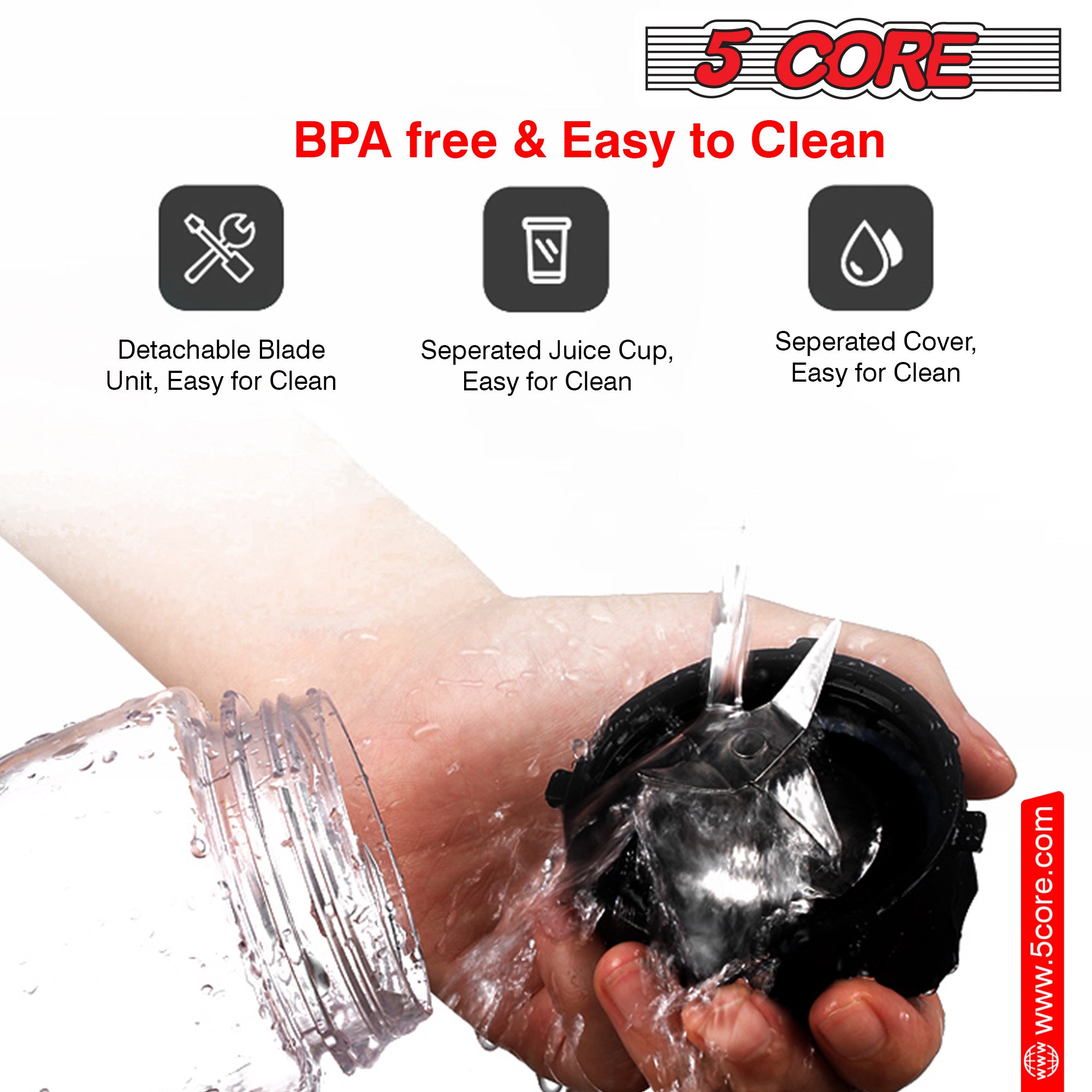 bpa free & easy to clean personal blender