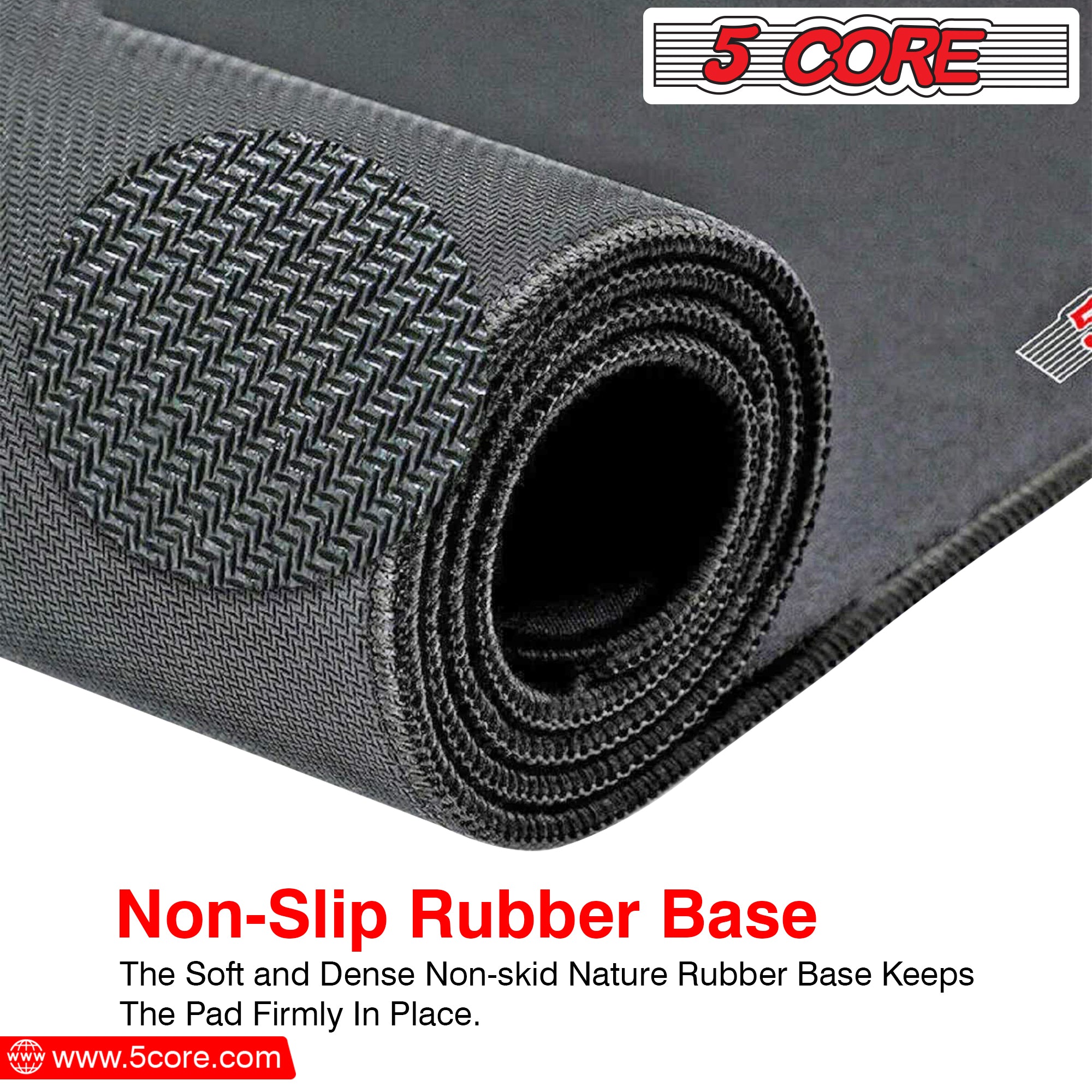 non slip rubber base mouse pad