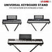 Universal Keyboard stand that accomodates most keyboards