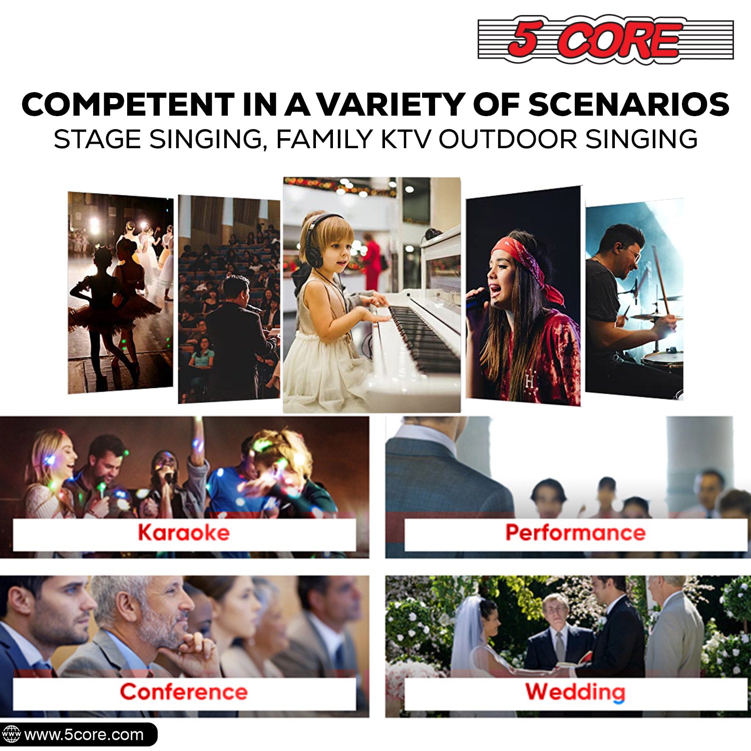 Versatile Singing Mic: Ideal for Live Performances