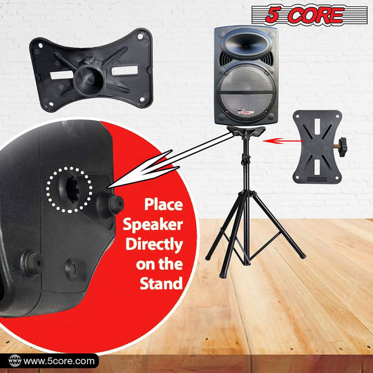 low profile tripod speaker stand