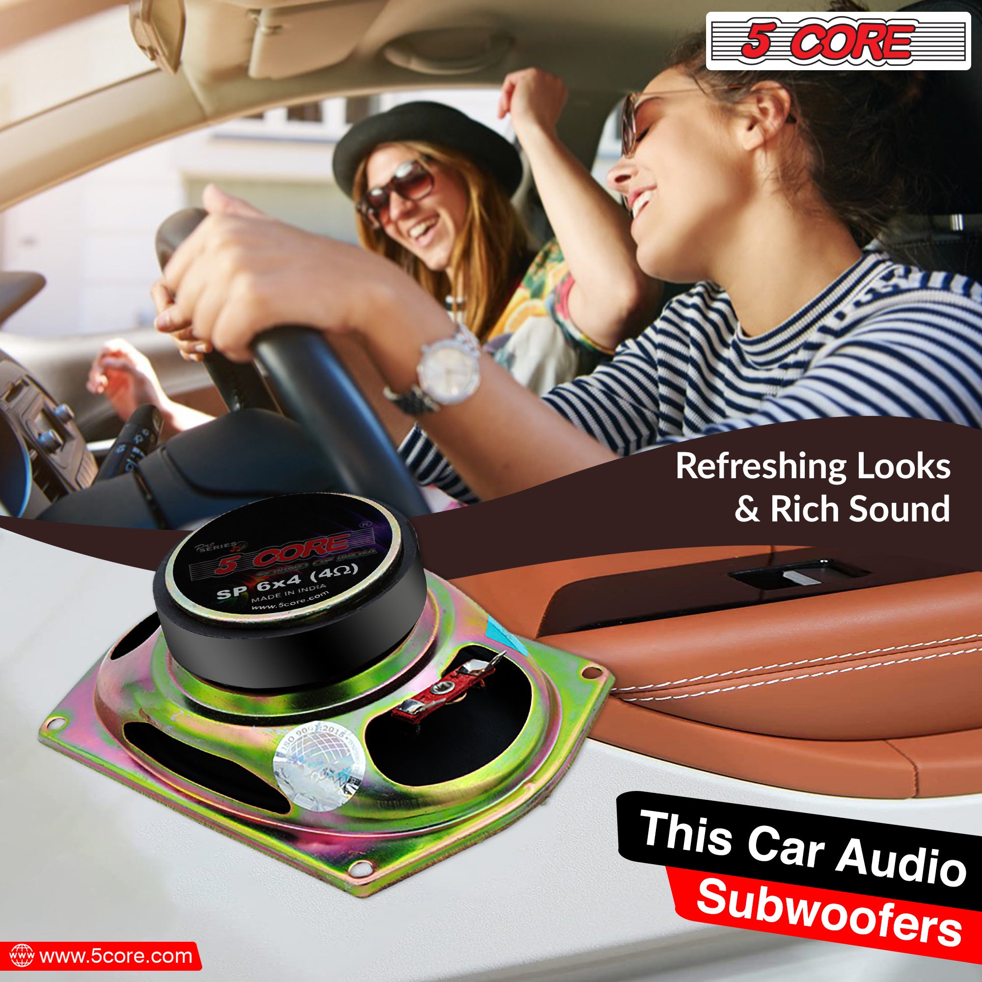 Refreshing Looks & rich Sound for Car Audio