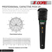 Unidirectional cardioid XLR microphone for singing