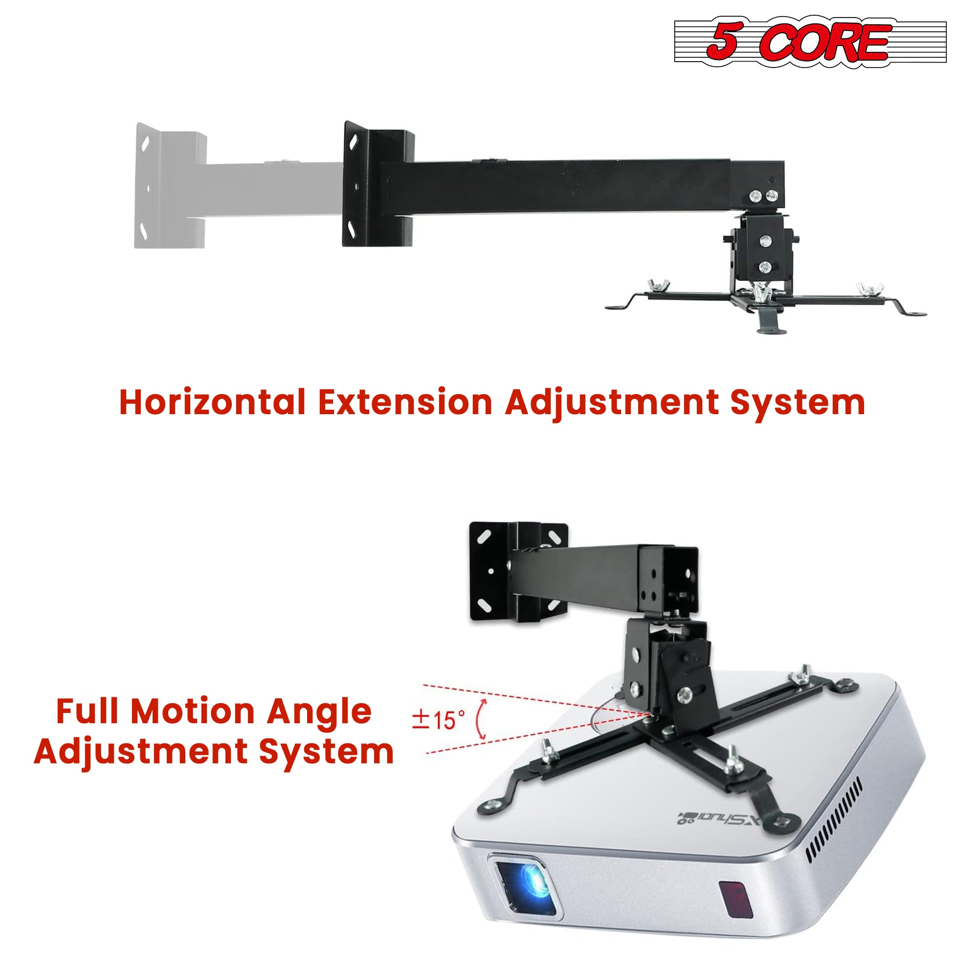 Horizontal extension adjustment system