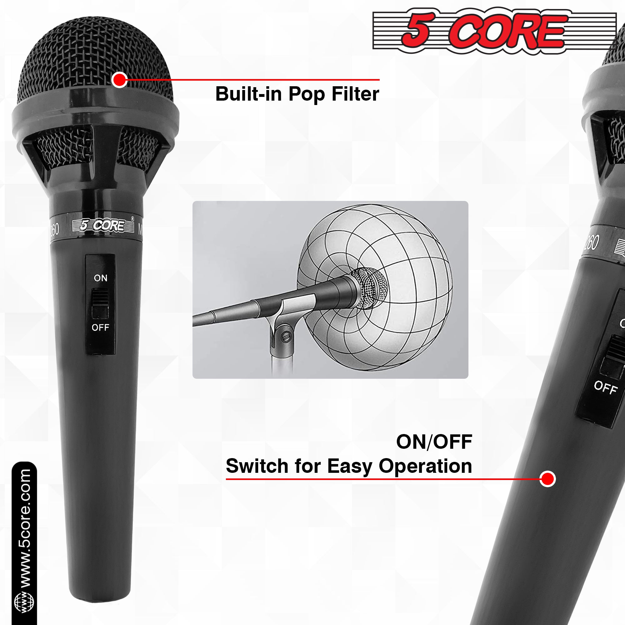 Unidirectional Focus: Ideal for Singing and Karaoke Performances