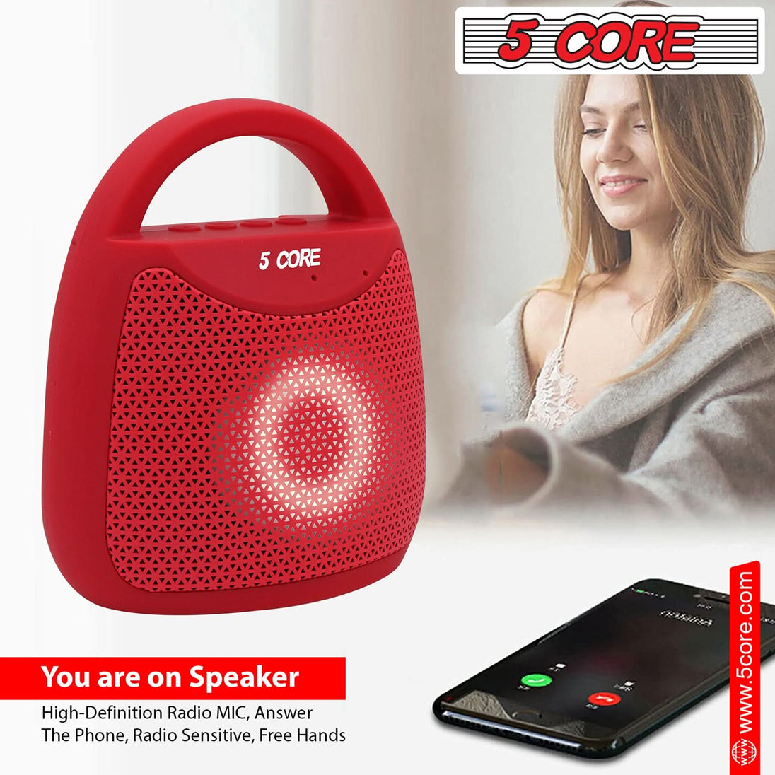 5 Core Waterproof Speaker with USB