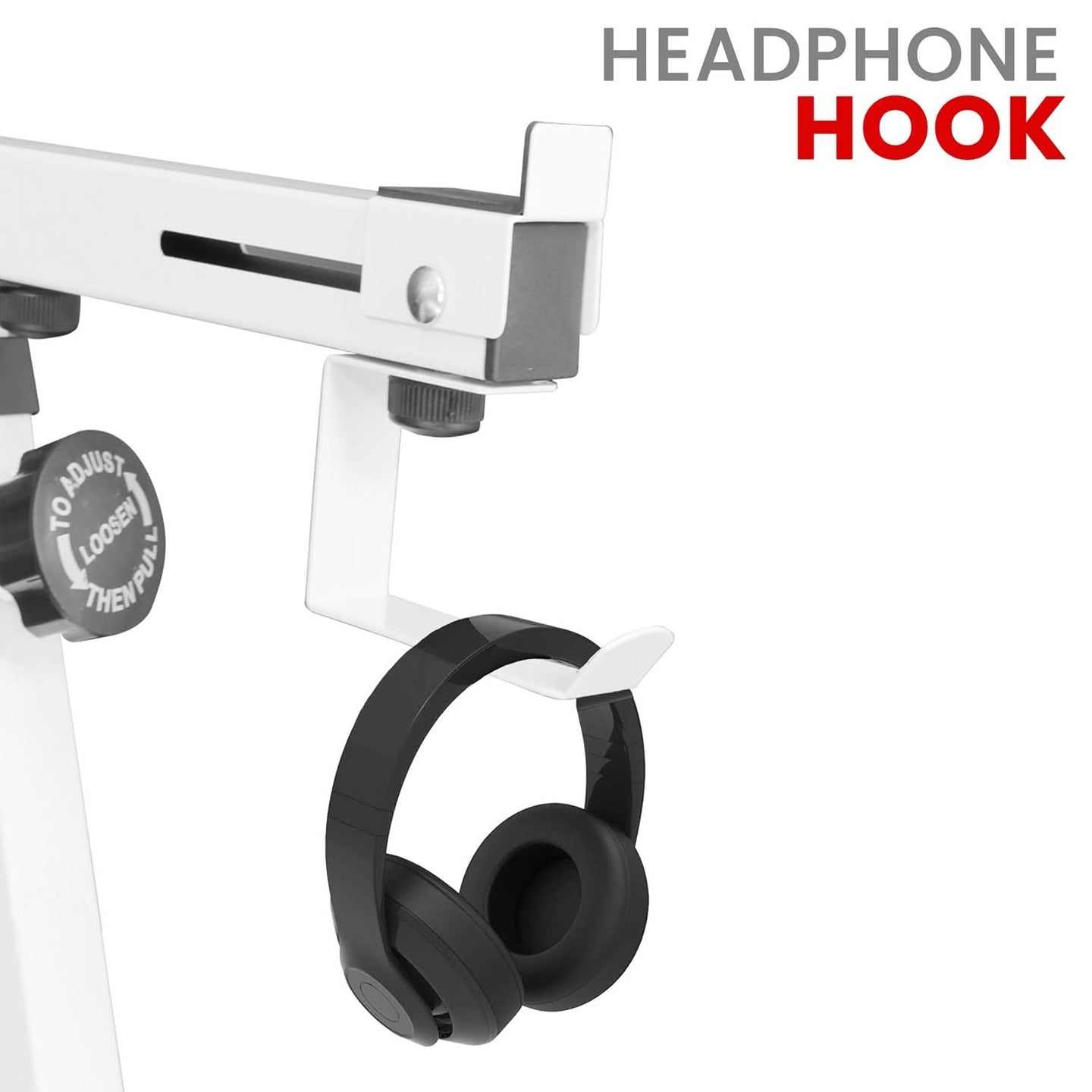 Our Digital Piano Holder Also Comes With A Headphone Hook