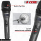 5 Core Professional Dynamic Vocal Microphone - Unidirectional Handheld Mic XLR Karaoke Microphone with ON/OFF Switch Includes 16ft XLR Audio Cable to 1/4'' Audio Jack Included - ND-32 ARMEX