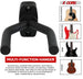 5 Core Wall Hook for Guitars - Soft Padded Mount Hangers with Screws