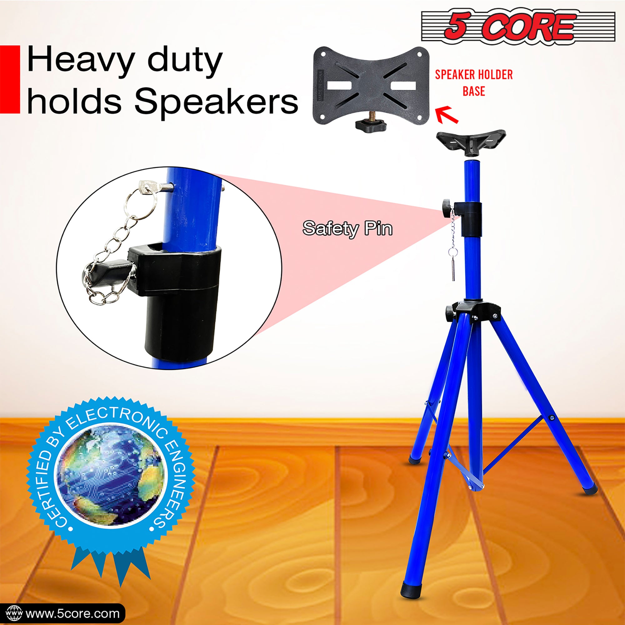 Heavy duty speaker stand