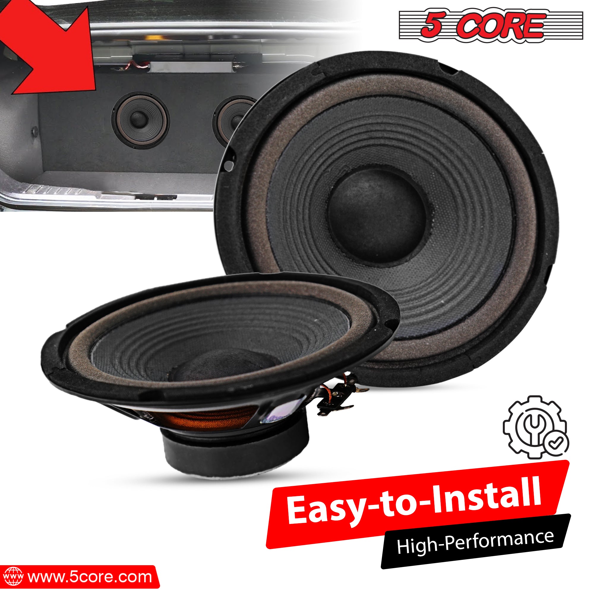 6 Inch Subwoofer are Easy to install