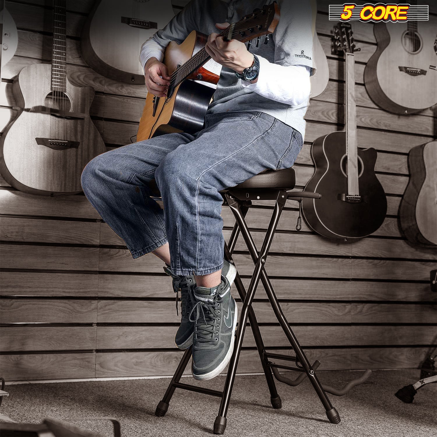 Enjoy Hours of Playing with Comfortable Guitar Seating