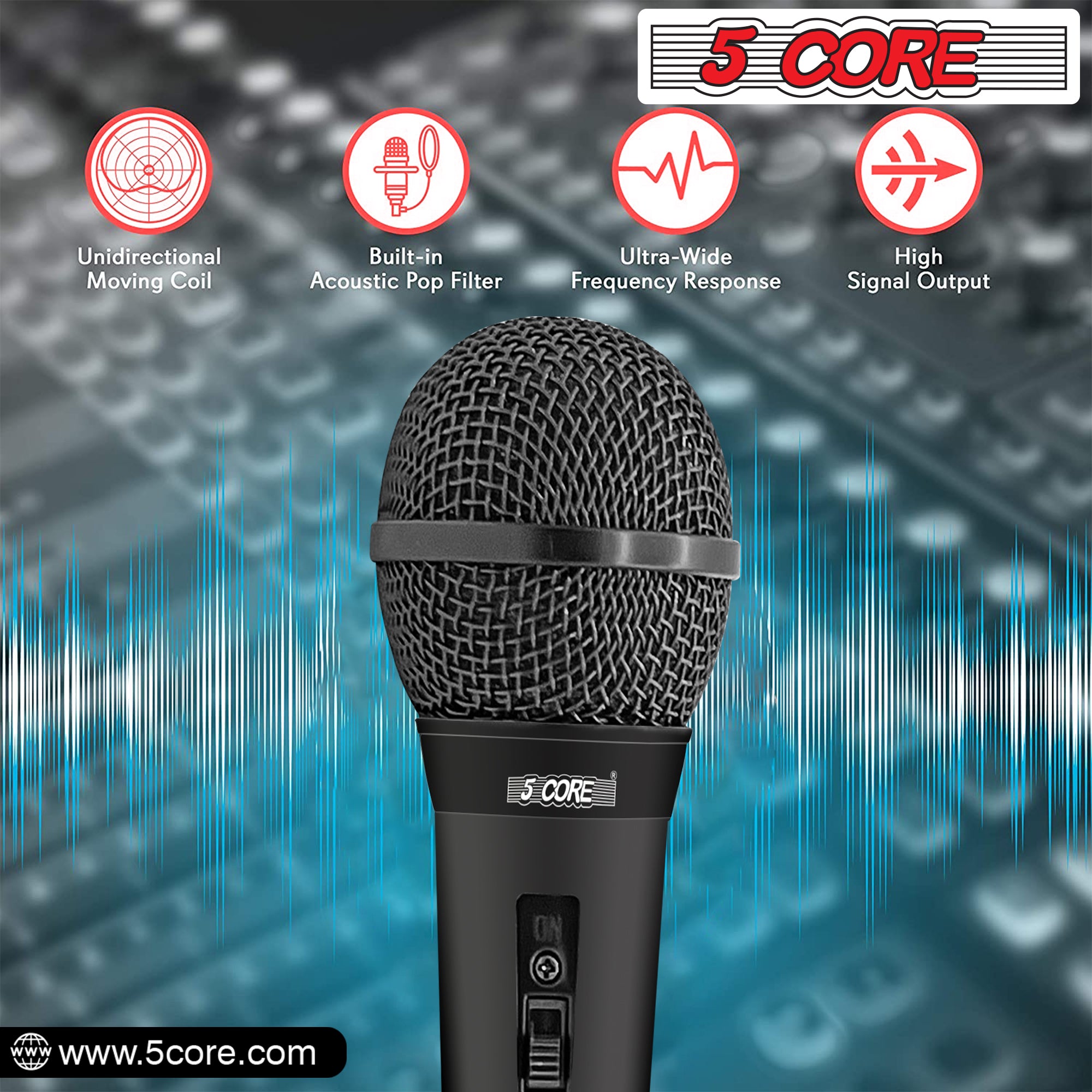 Dynamic XLR Microfono for Karaoke Enthusiasts