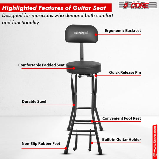 Maximum efficiency for your comfort in our music chair