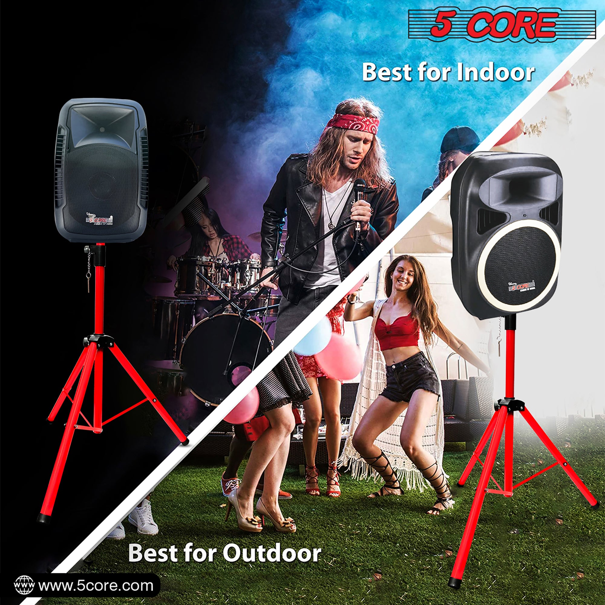 Durable construction and stability of this Speaker Stand make it suitable for any environment.