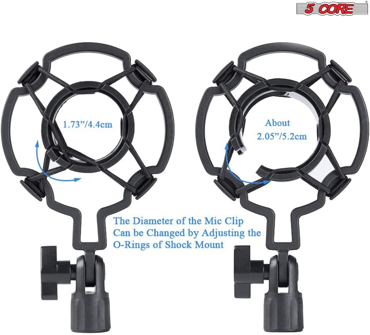 the diameter of the mic clip