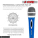 5 Core Microphone XLR: Dynamic handheld mic for karaoke and singing, ideal for professionals.