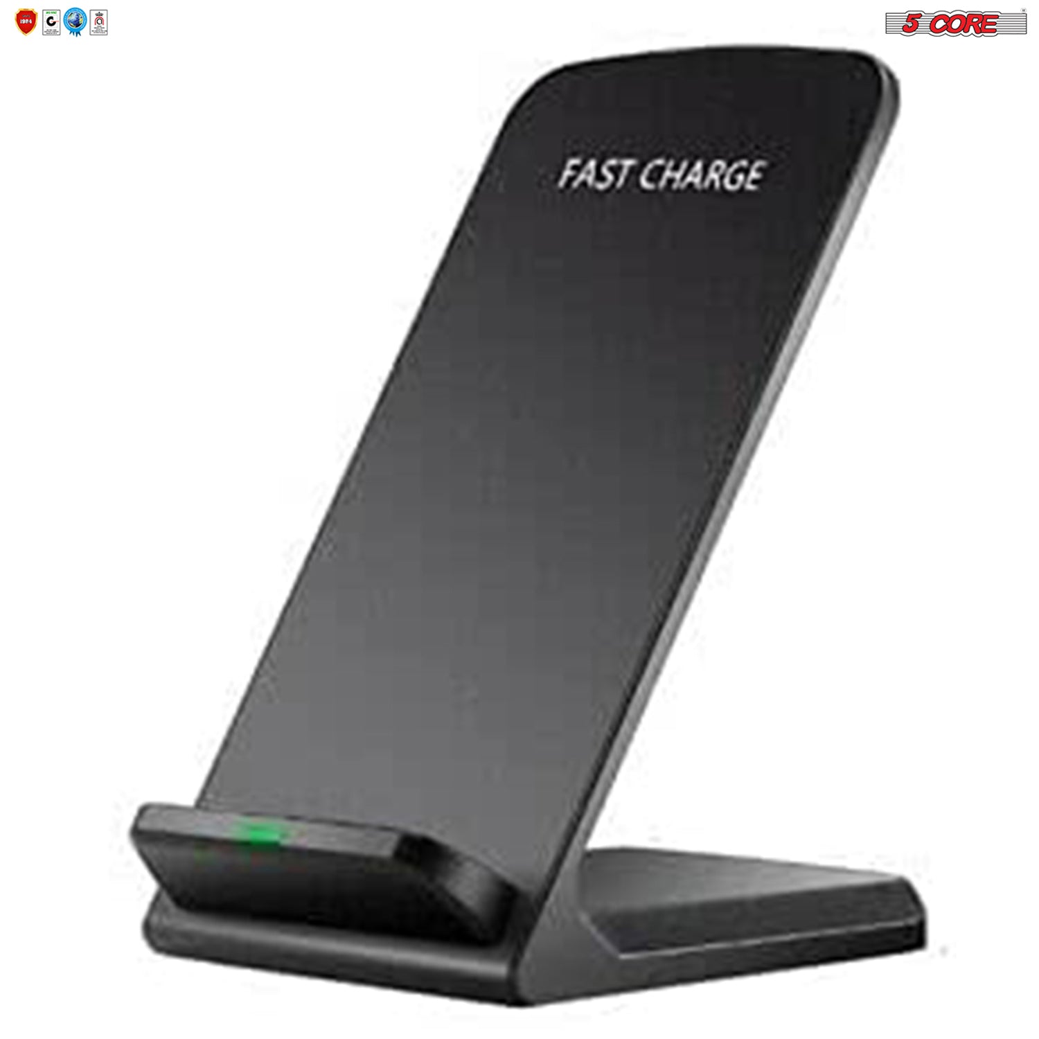 5 Core Wireless Charger, 10W Max Wireless Charging Stand, Qi Wireless Charging Stand Compatible with All Smart Phones
