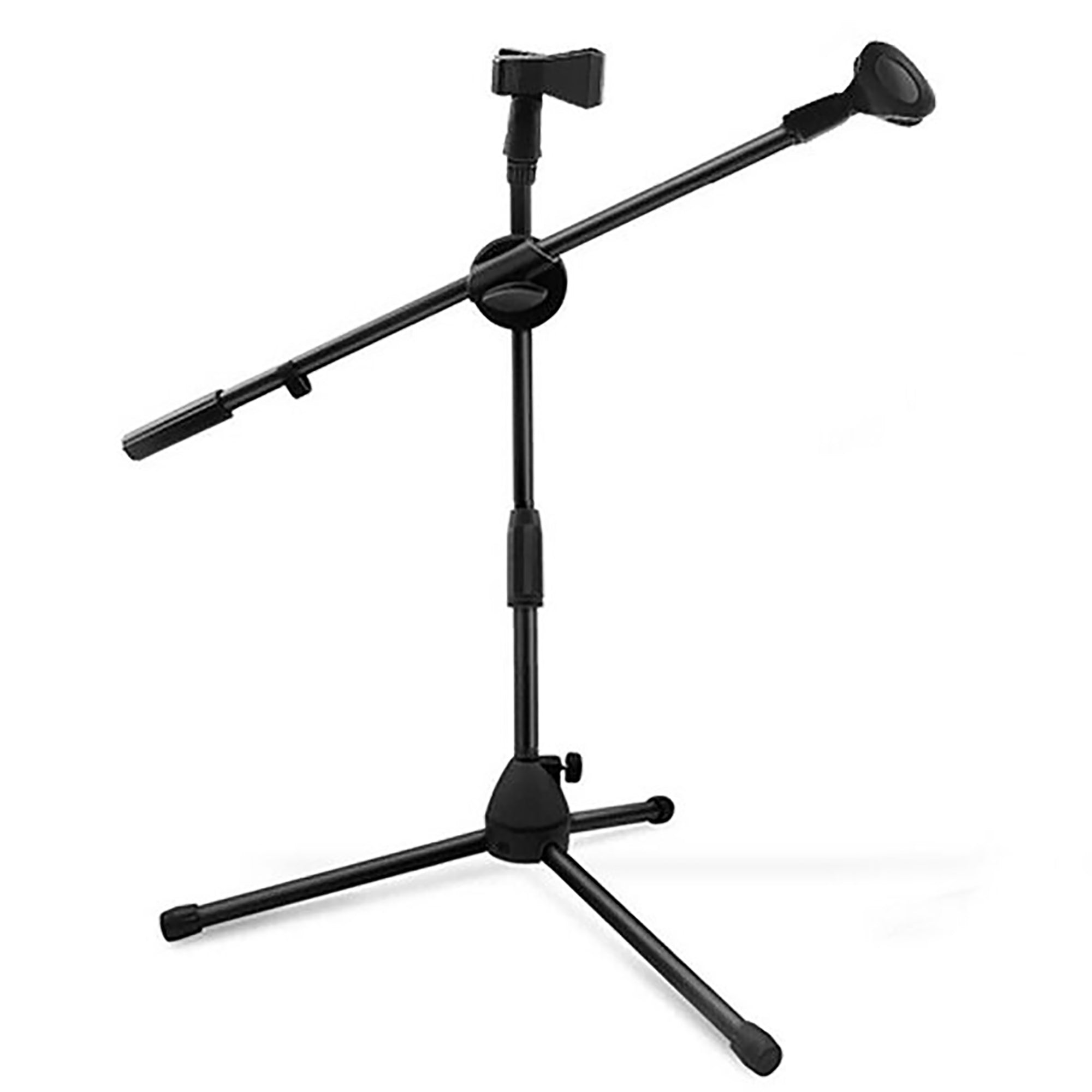 5 Core Dual Microphone Combo with Tripod Stand Boom Arm Two Dynamic Cardioid Mic Includes Two Mic Clips XLR Cables - MS DBL S +ND58 +ND57