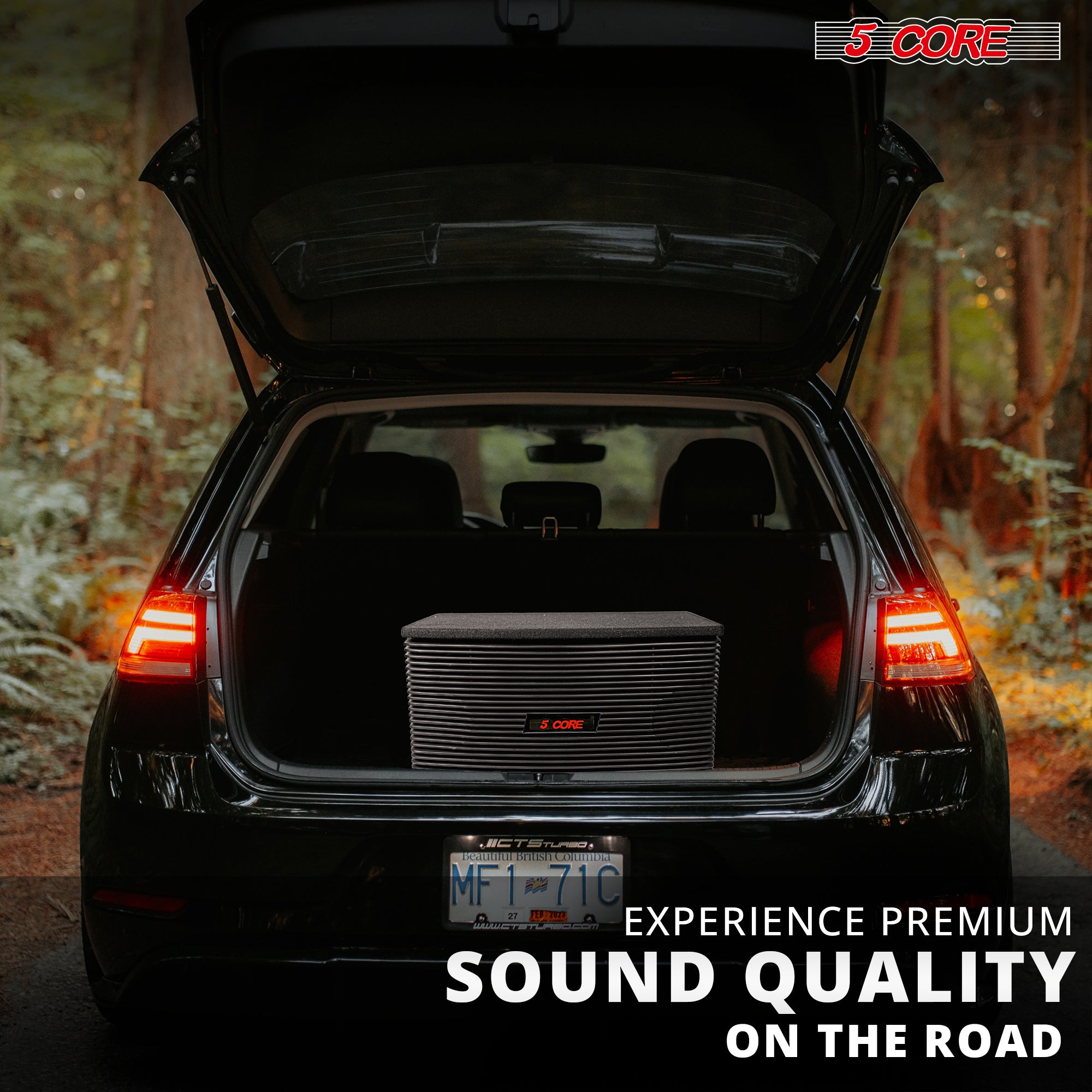 experience premium sound quality from  subwoofer car audio