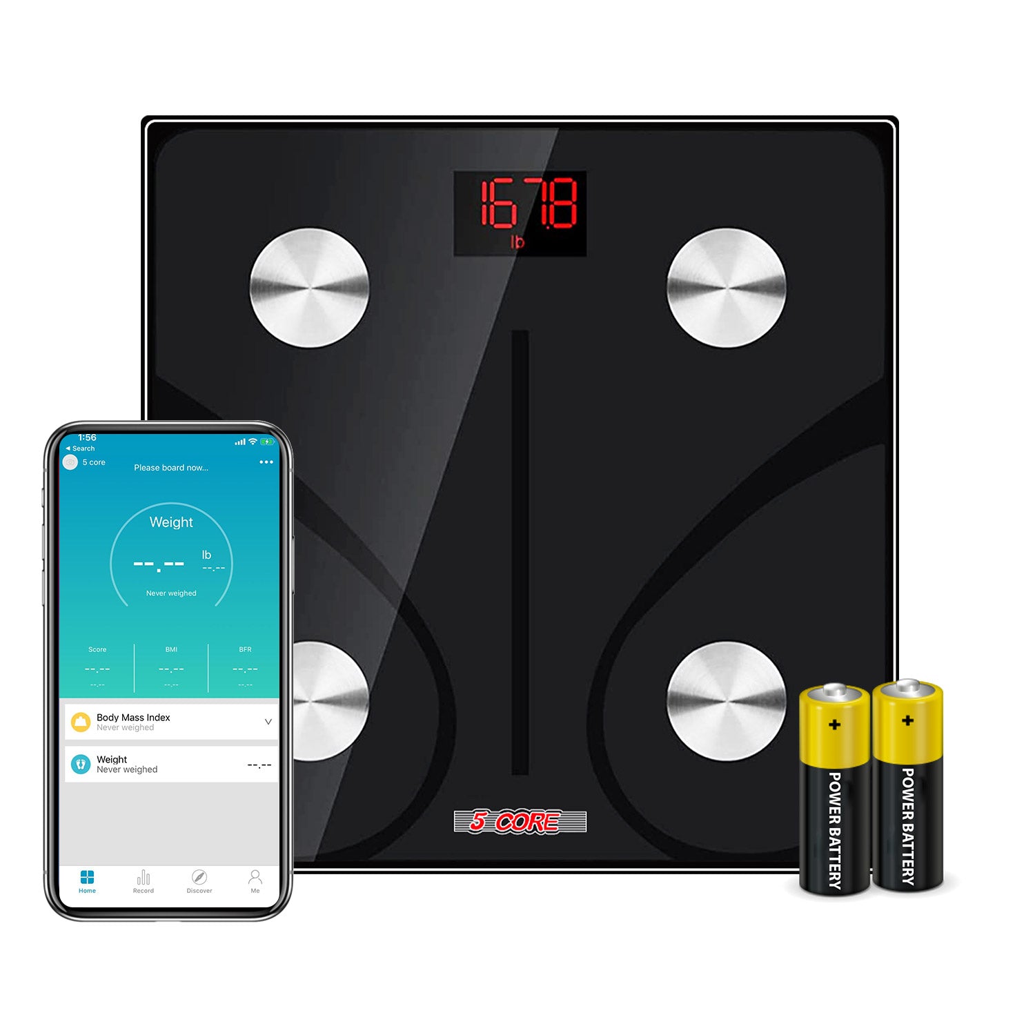 5 Core Bathroom Smart Scale: Accurate Weight Tracking