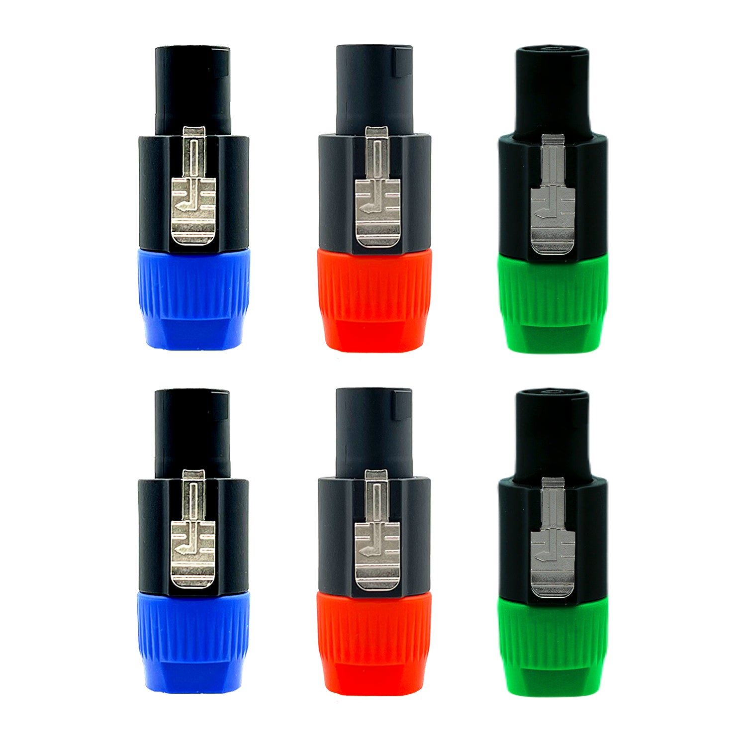 5 Core Speakon Adapter 6 Pack High Quality Audio Jack Male Audio Pin Speaker Adapter Connector
