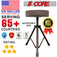 5 Core Drum Throne | Brown Drum Chair| Height Adjustable Heavy Duty Upgraded Drum Stool with Extra Thick Comfortable Seat| Portable Drum Thrones for Adults & Children- DS 01 BR