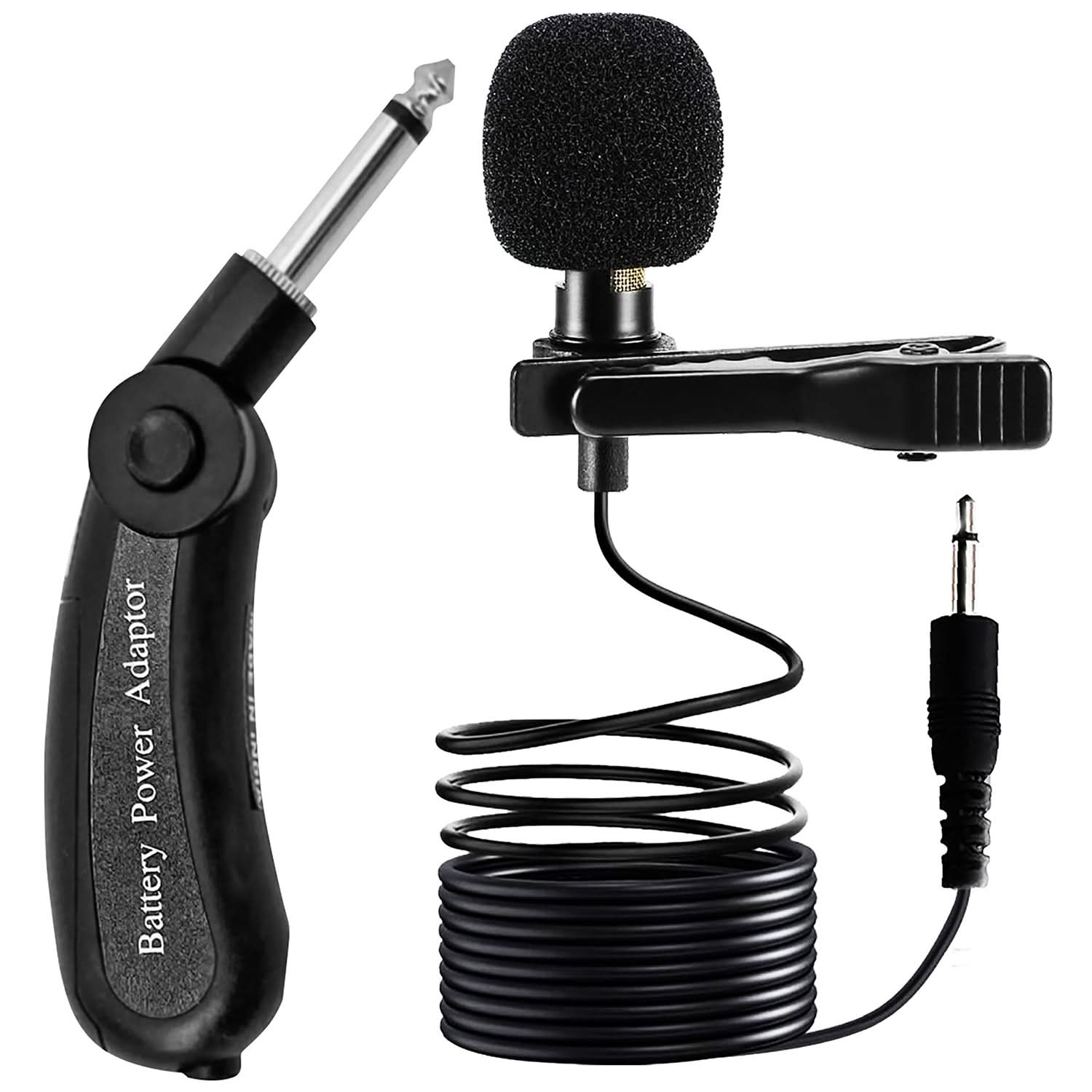 5Core Lavalier Microphone Clip On Professional Grade 3.5mm Lav Lapel Mic Omnidirectional