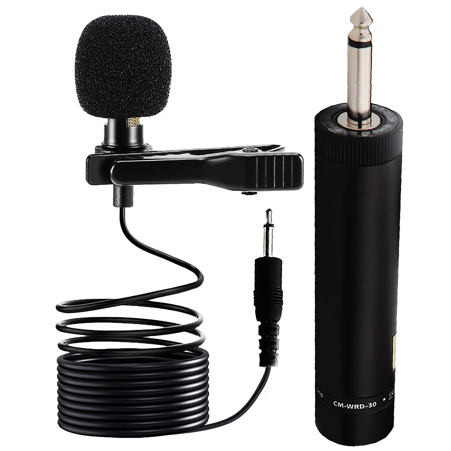 5Core Lavalier Microphone Professional Tiny Shirt Clip On Lapel Mic Mini Wearable Microfono 1 2 Pc