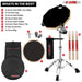 Complete your setup with our drum pad set, which includes all necessary accessories and detailed package information for a seamless experience