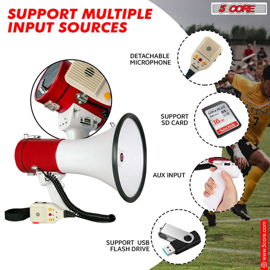 Mini megaphone and bullhorn for cheer megaphone.