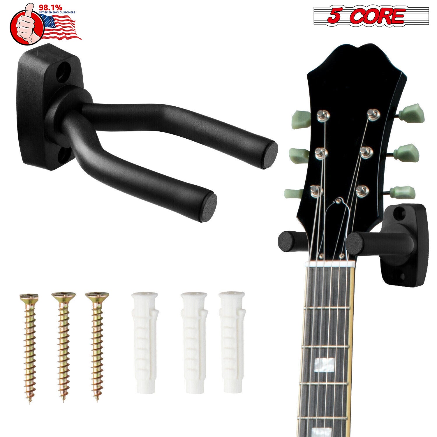 Guitar wall online mount without screws