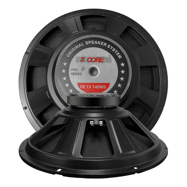 5Core 15 Inch Subwoofer Speaker 2000W Peak 8Ohm Full Range Replacement DJ Woofer 60 Oz Magnet