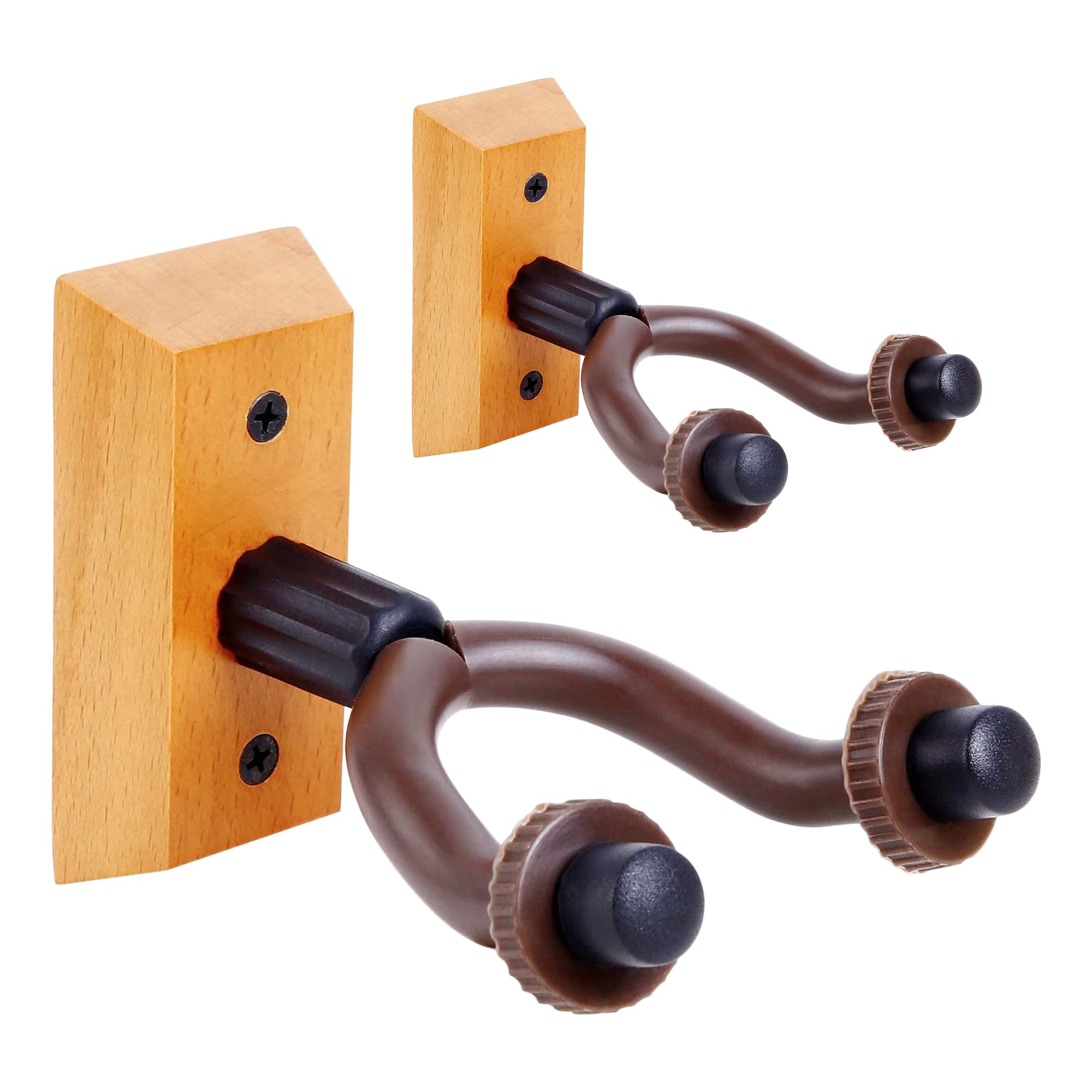 5 Core GH-ST-2PCS Guitar Hanger Wall Mount Holder Electric Acoustic & Bass  Guitars for Home Studio Musical Instruments GH ST