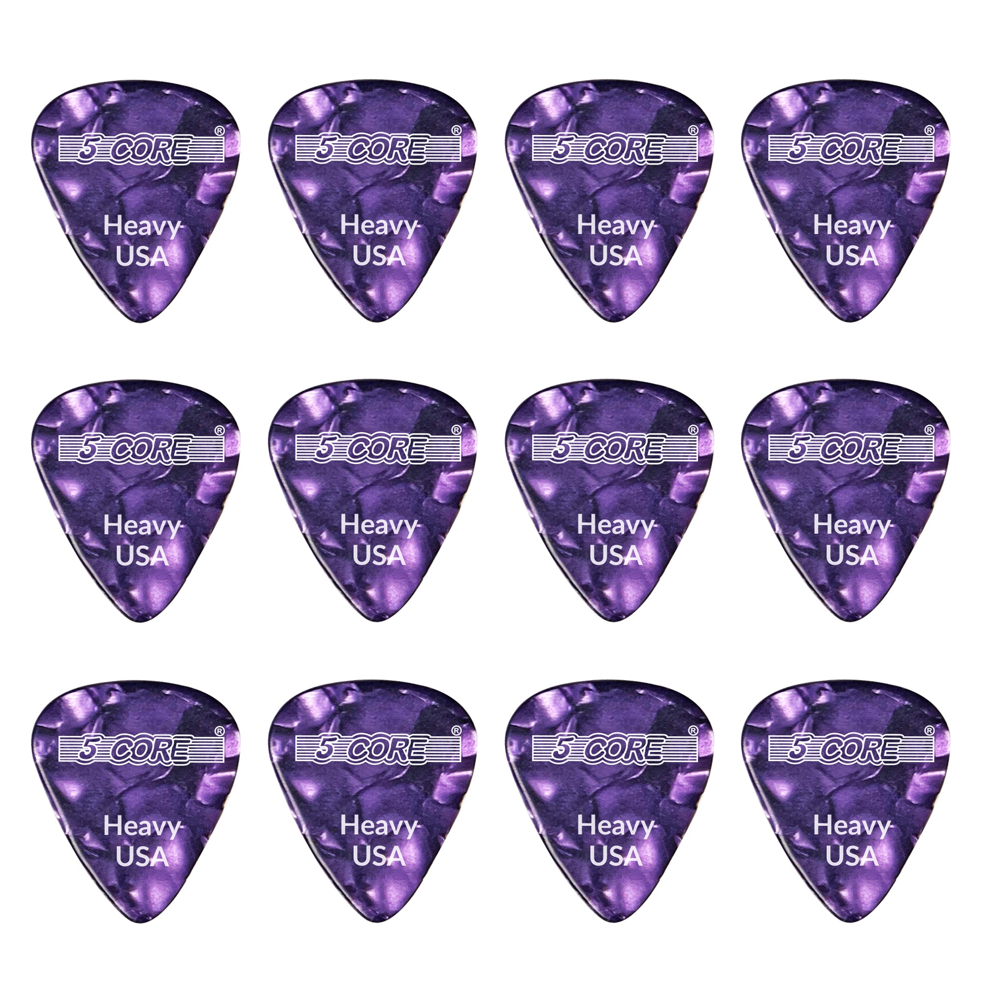 Heavy Gauge Guitar Pick Purple